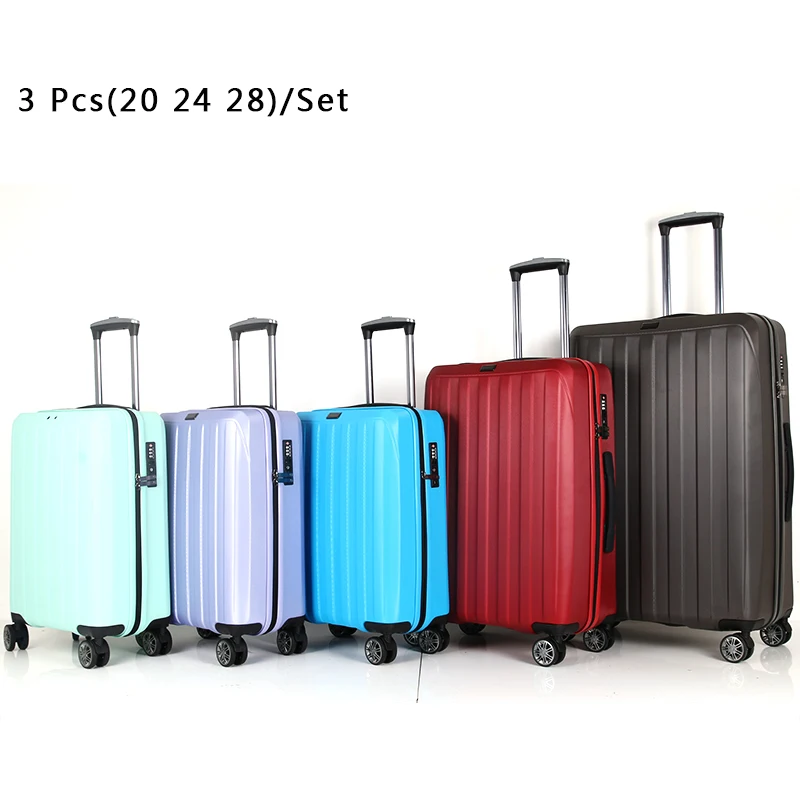 
High Quality 3 Piece 20 24 28 Carry On Travel Luggage Set Suitcases Luggage 