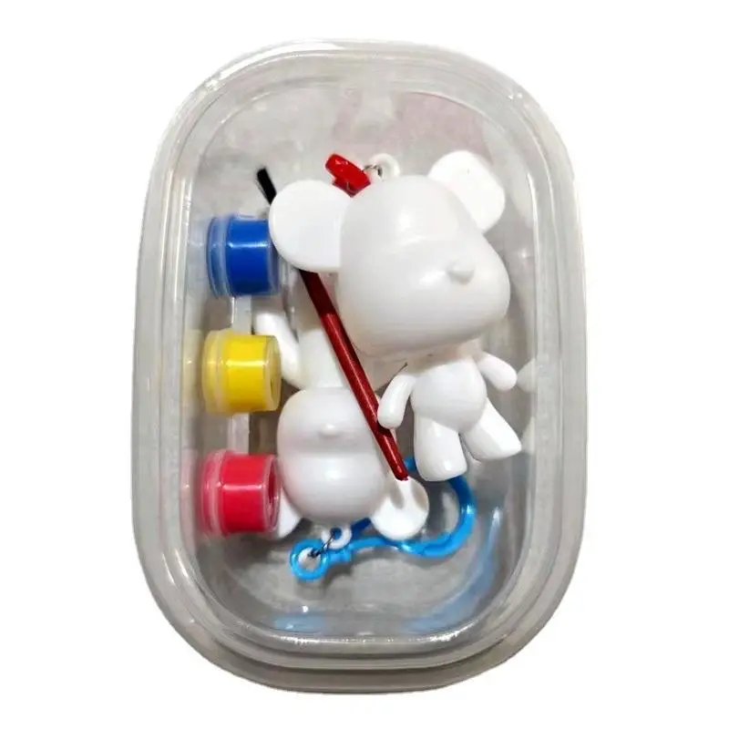 Hot Halloween Plaster Painting Doll Creative Diy Plaster Toy Kids Painting Coloring Doll Set Easter Decoration
