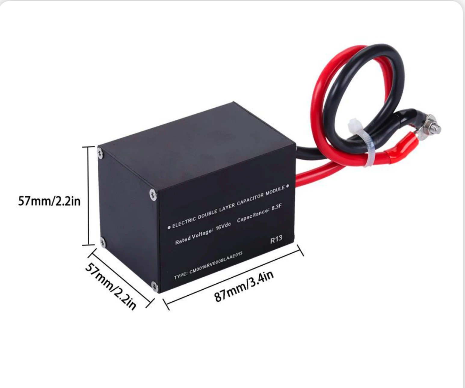 super capacitor for car motor start 16Vdc 8.3F
