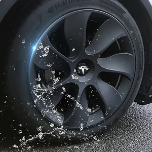 Tesla Model Y Wheel Cover 19-inch Asymmetrical Wheel Hubcaps with 2020-2023 Tesla Model Y Accessories 19' Tesla  Wheel Caps