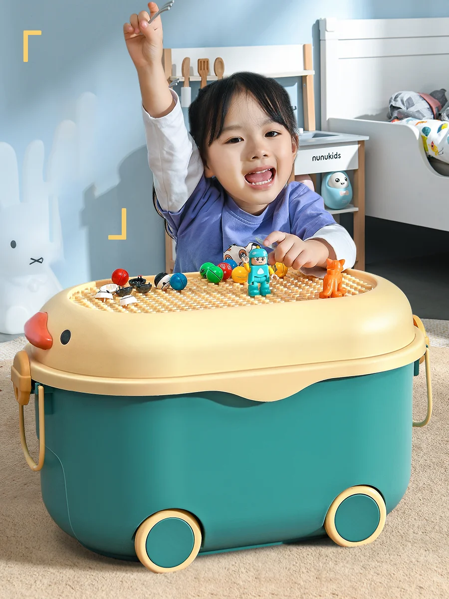 XingYou high capacity storage box with lid toy storage box kids storage boxes