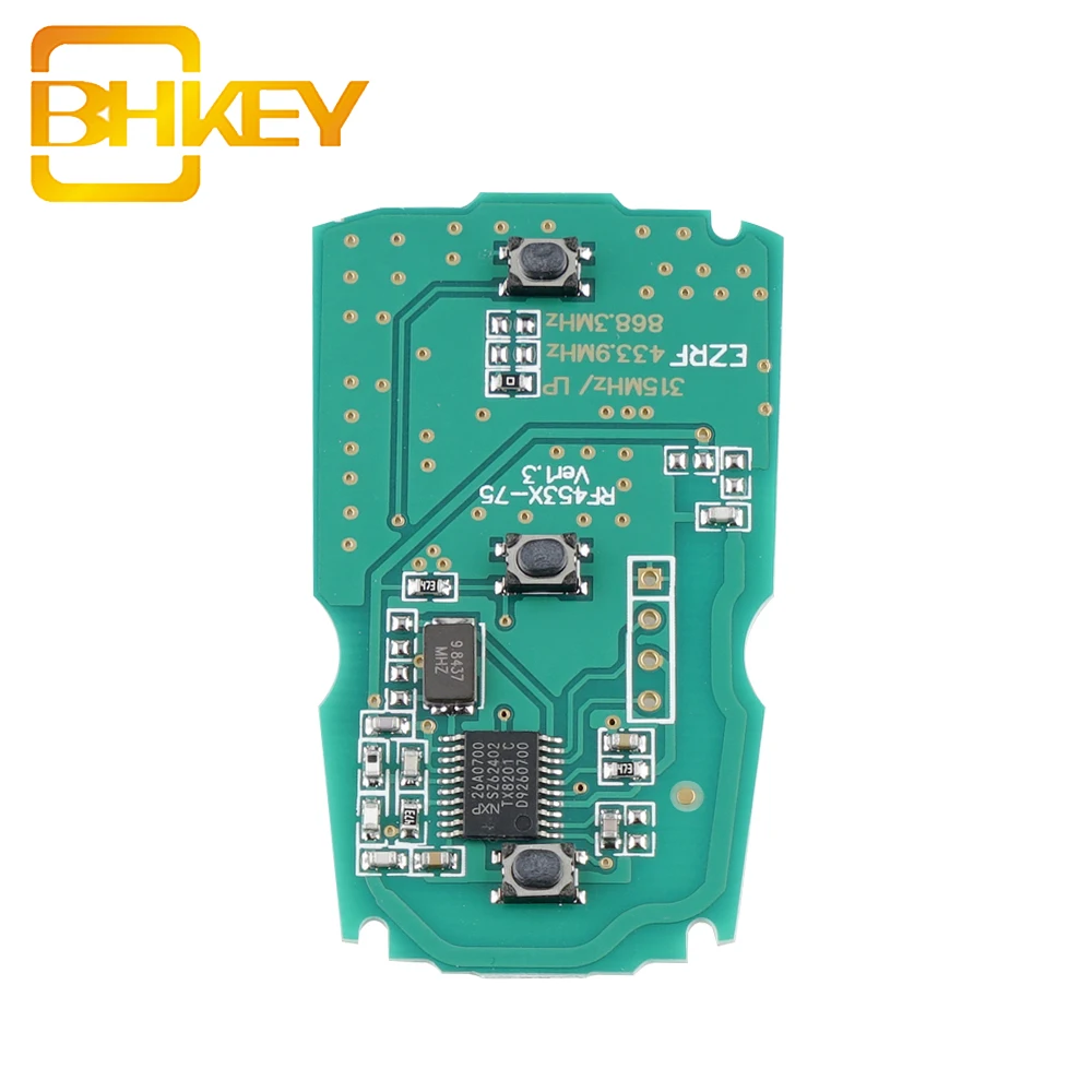 3 кнопки CAS3 868 МГц PCF7945 чип смарт-ключ KR55WK49127 дистанционный ключ для BMW X5 X6 E46 E60 E63 E65 E83 E85 E90 E92