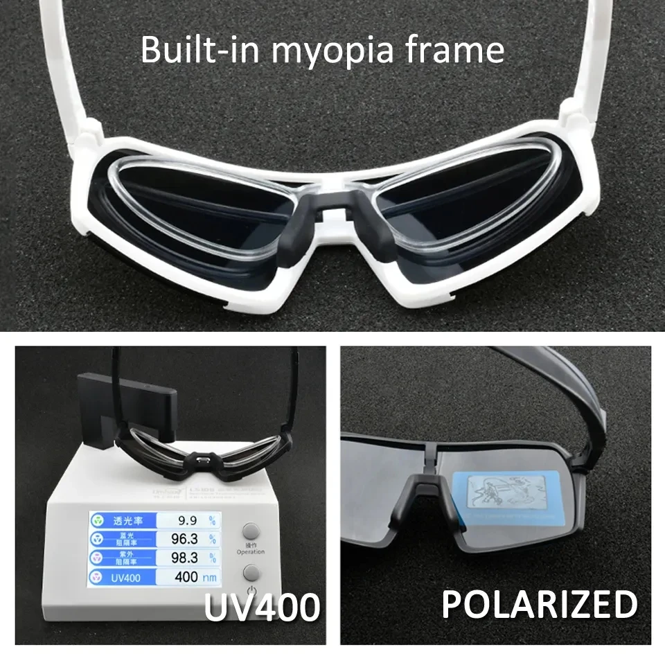 Поляризационные велосипедные очки OEM UV400 спортивные солнцезащитные HD PC линзы для бега на открытом воздухе мужские и женские дорожные