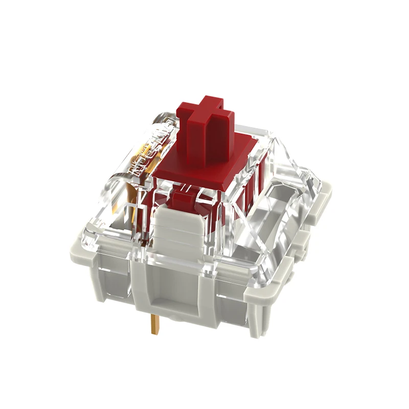 GATERON G Pro 2.0 red retail package 35pcs per pack KS-9 linear 3 pin 45g RGB SMD gaming mechanical DIY hotswap keyboard switch