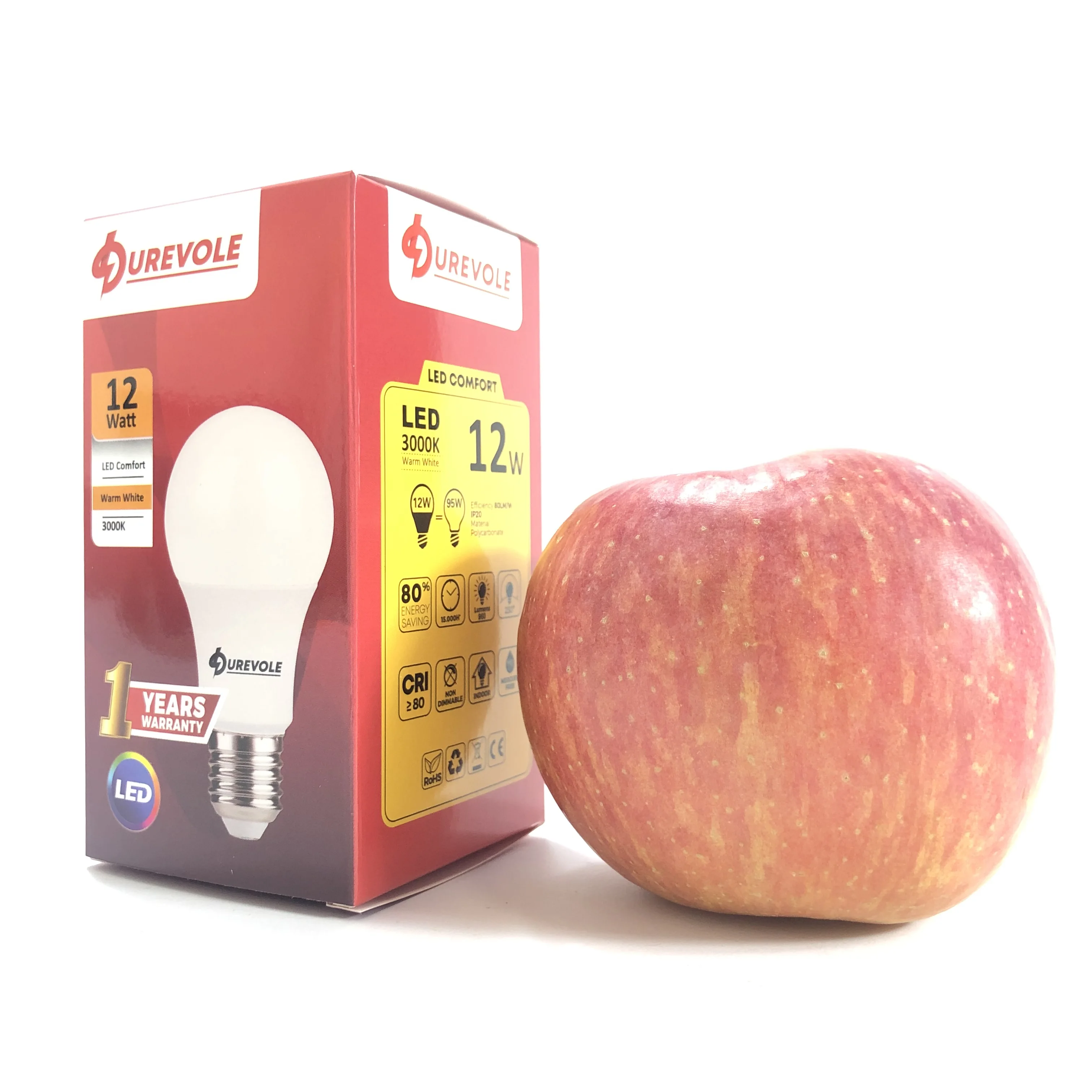 12 watts Custom design eco-friendly material packaging boxes for light bulb electrical products