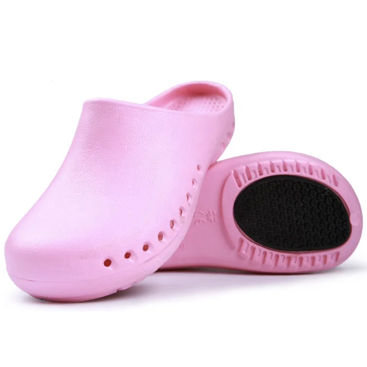 Washable Operating Room Slippers Clogs for Doctor Nurse Surgical Cleanroom Shoes