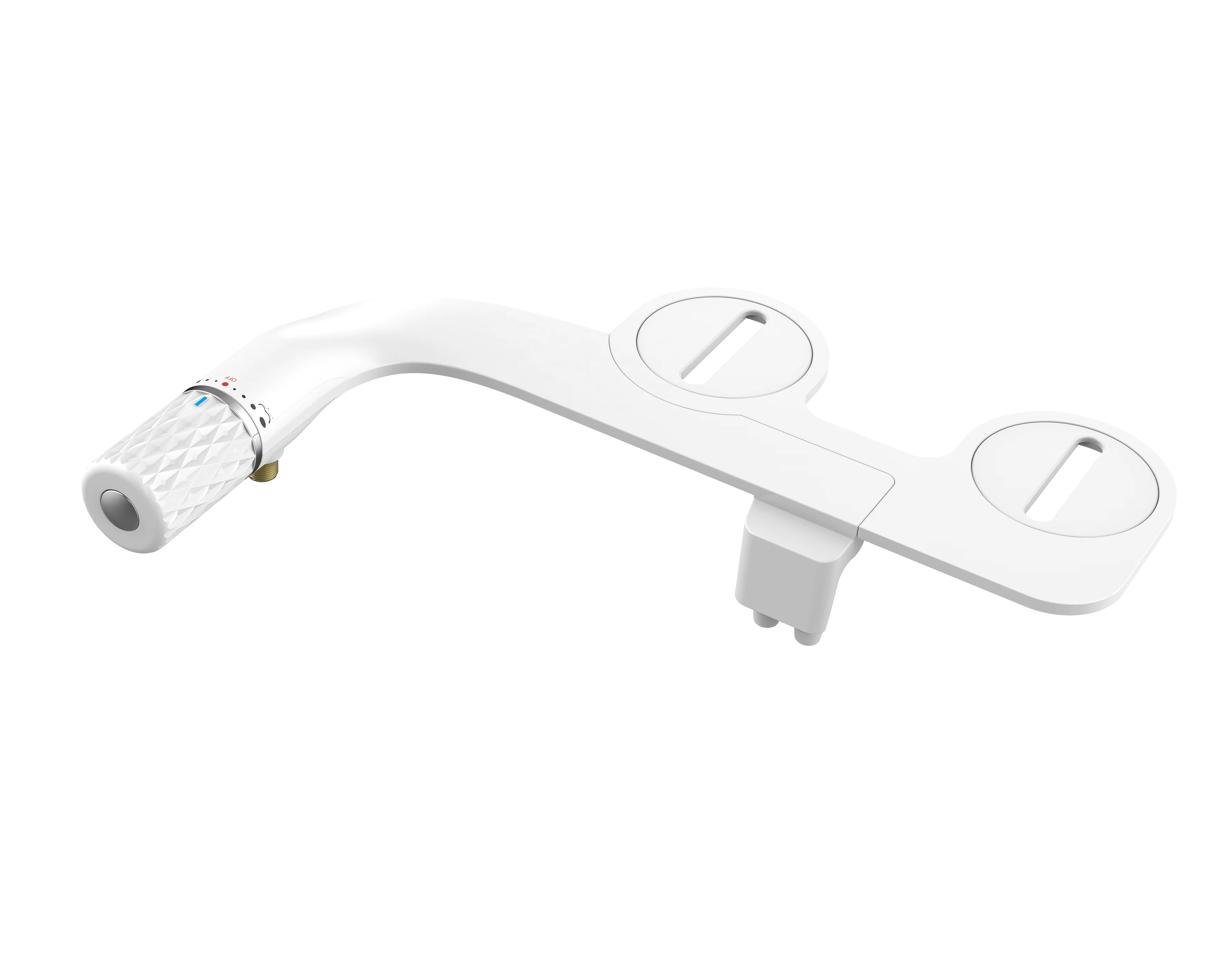 OEM/ODM Dual Wash Nozzles bidet toilet seat attachment  pulverisateur de bidet Non Electric Manual WC toilet bidet