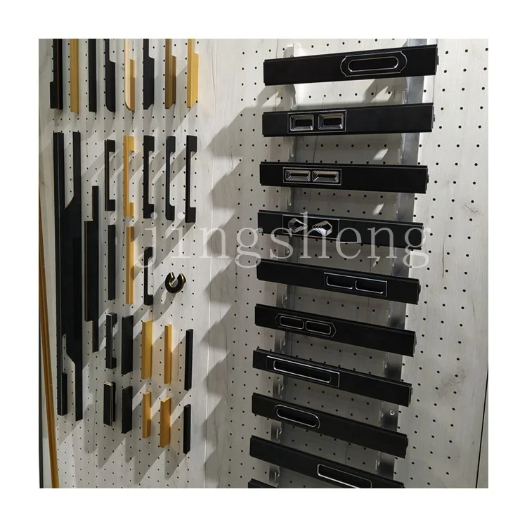 Foshan factory anodized wood grain extra long gold wardrobe handles brass for wardrobe