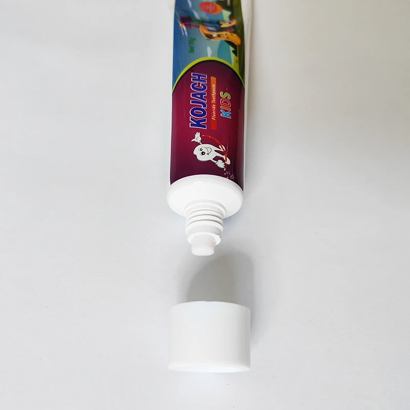 Carton anti cavity children kids fluoride toothpaste with free toothbrush