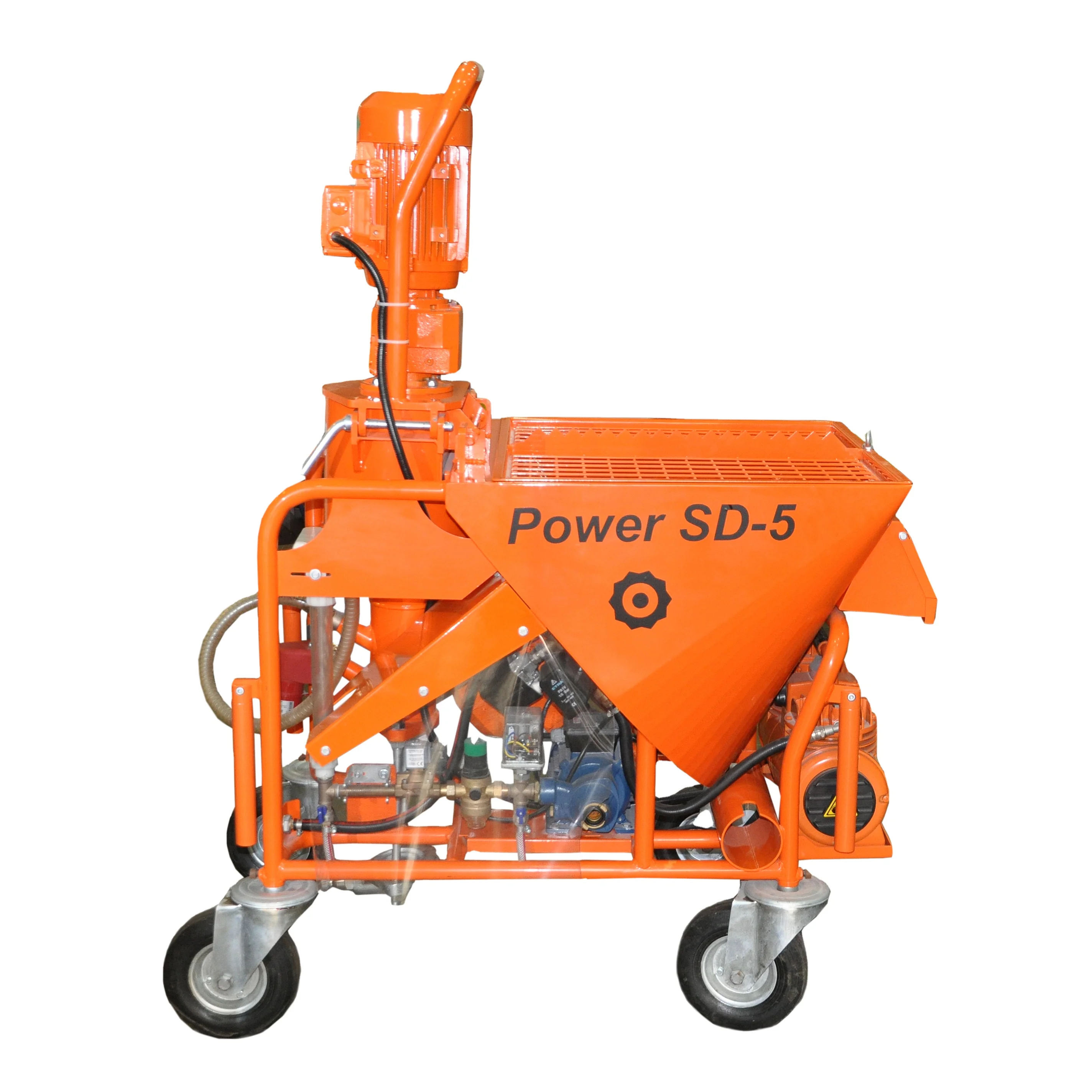 Made in Turkey Portable High Quality Easy Maintenance Wall Dry Cement Mortar Plastering Machine Plaster Spraying Power SD 5 1set