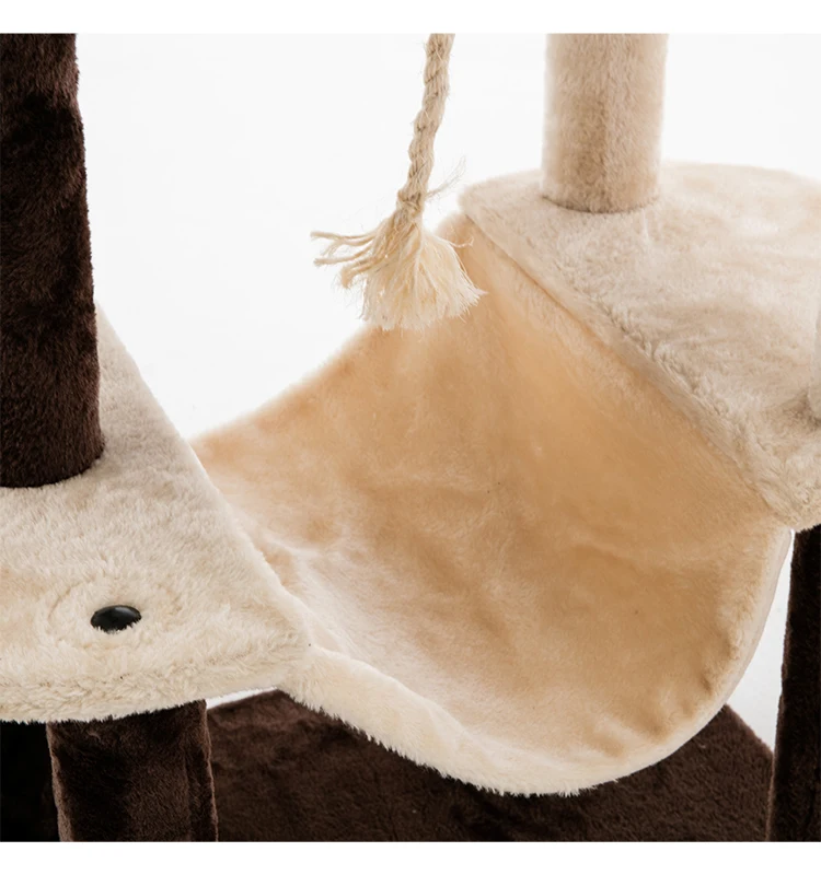 Sisal Fabric Cat Tree House Cat Accessories Cat Tree Tower Condo
