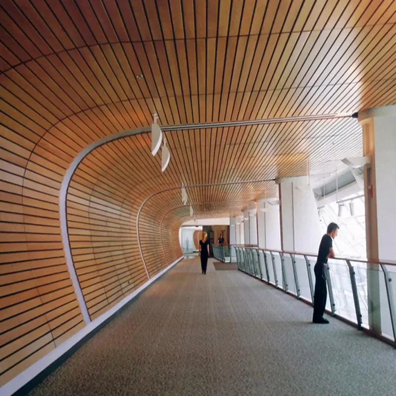 1100 aluminum grid ceiling U shaped baffle ceiling