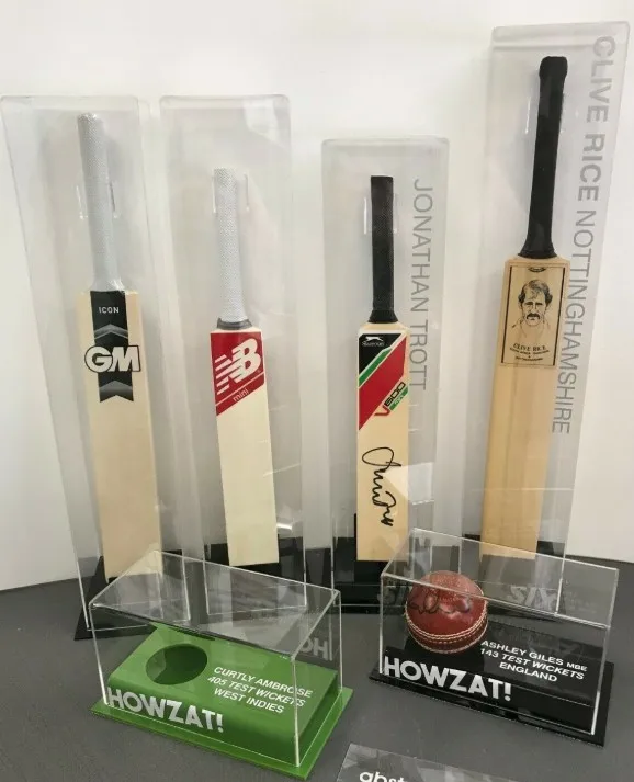 VONVIK Custom Made Acrylic Display Case For Swords Cricket Bat Display Case
