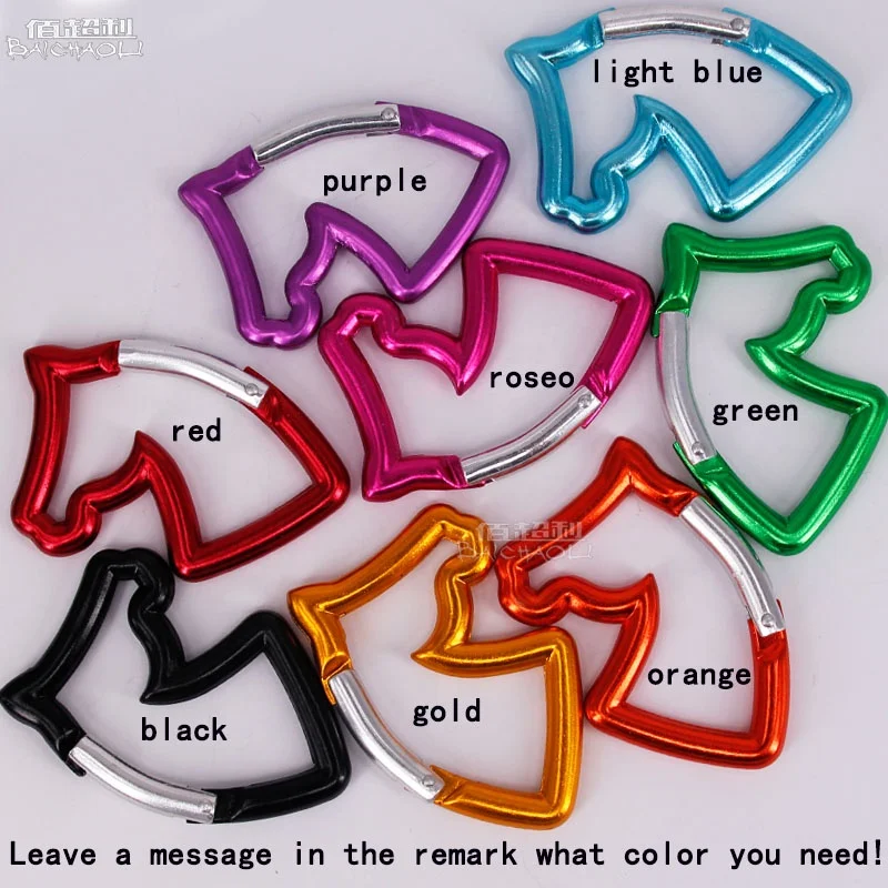 
BAICHAOLI horse aluminium alloy snap carabiner hooks 