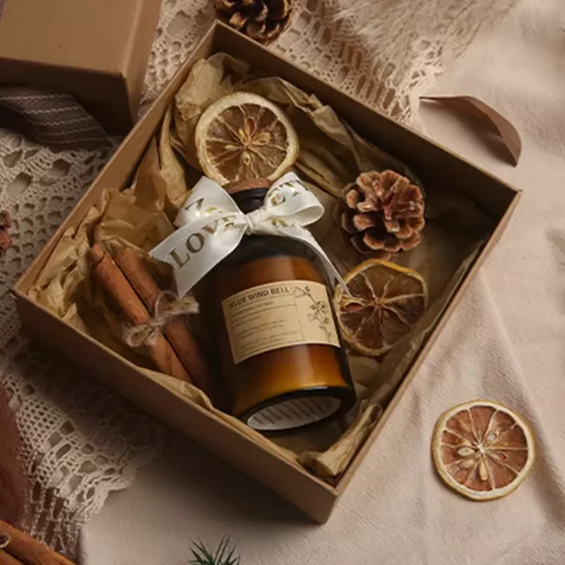 High Quality Handmade Scented Aroma Romantic Soy Wax  Scented Candle Luxury Candle Set