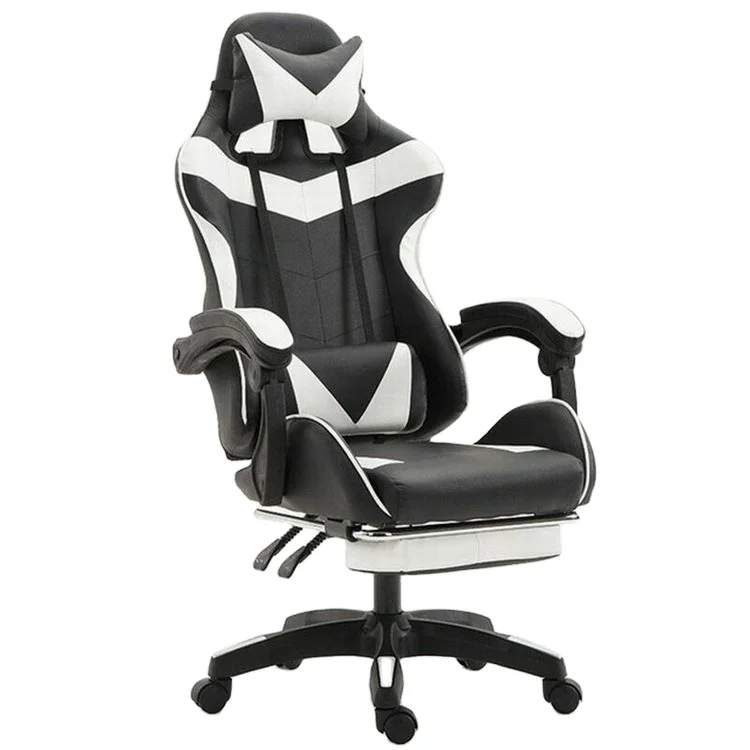 WSV8043 Ergonomic pc and racing game chair New Design reclining silla de gamer With Footrest home office computer chair