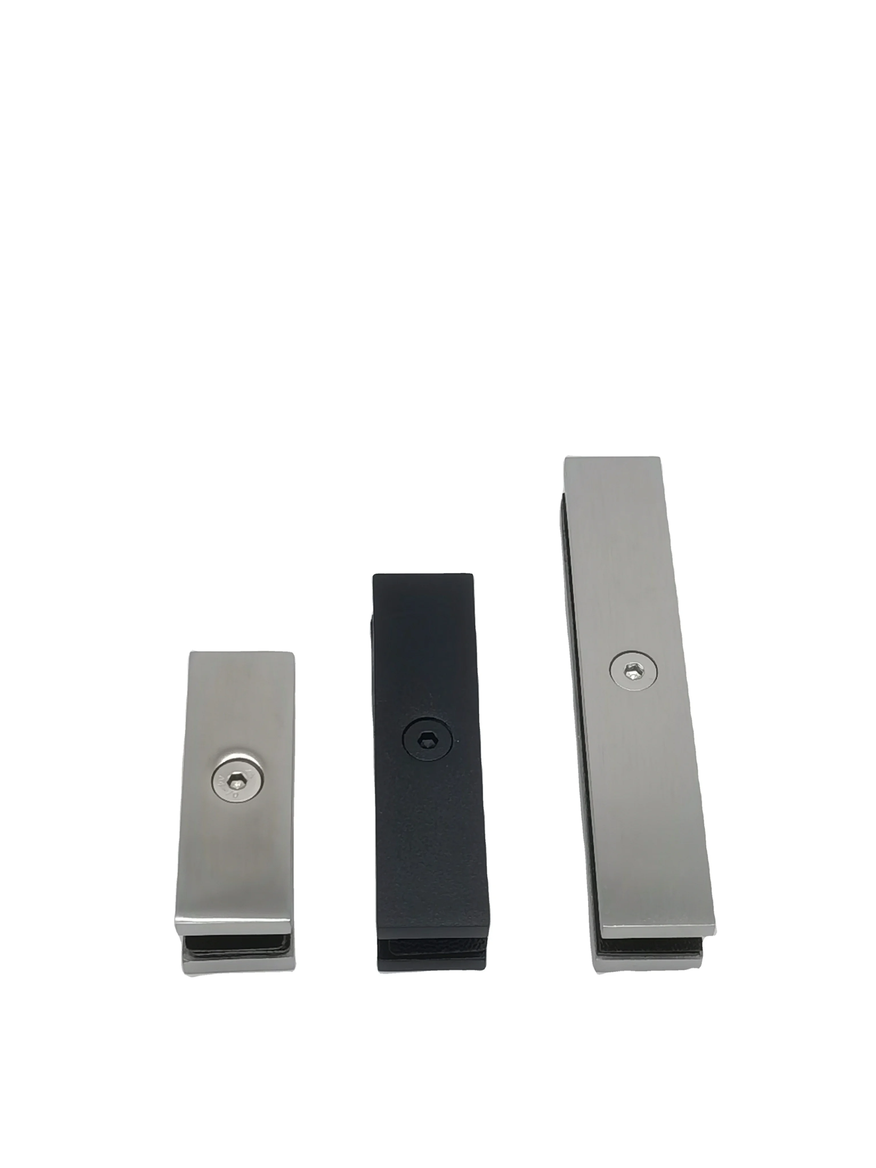 Straight glass clamp glass to glass clamps inline railing clamp