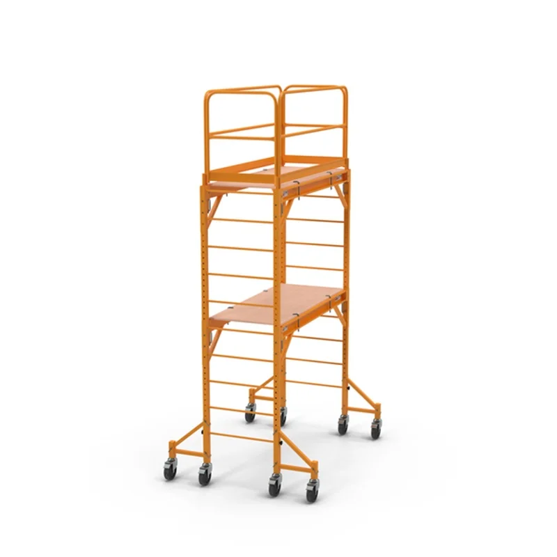Super Quality Scaffold Tower Steel Tower Mobile Metal Multipurpose Rising Scaffold Ladder Tower