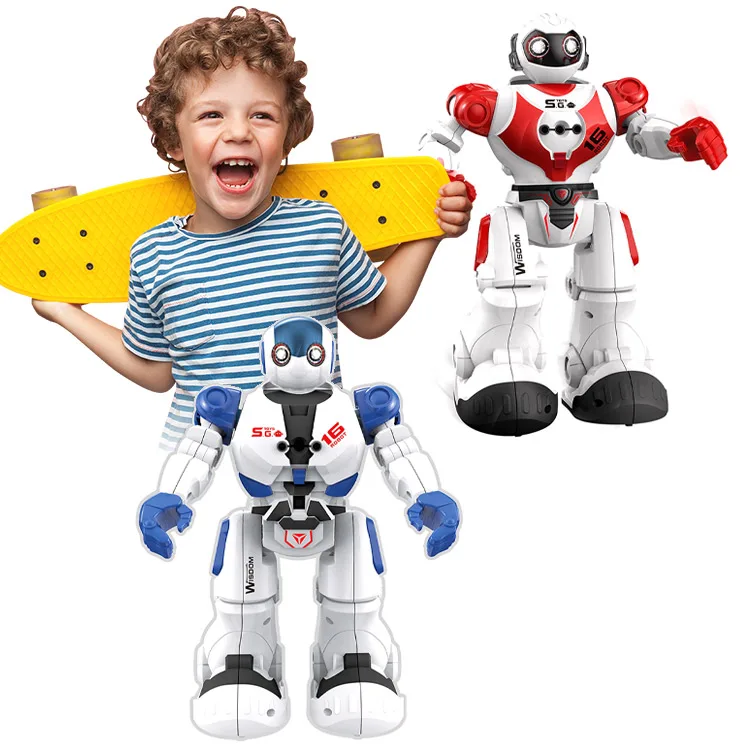 Kids creative intelligent rc robot toy manufacturers with infrared ray