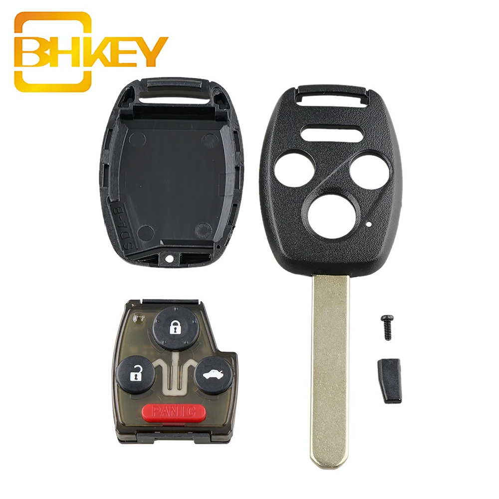 3+1 Buttons 313.8Mhz OUCG8D-380H-A ID46/7936 Chip Keyless Fob Entry Car Remote Key For Honda Accord 2003-2007 Auto Parts