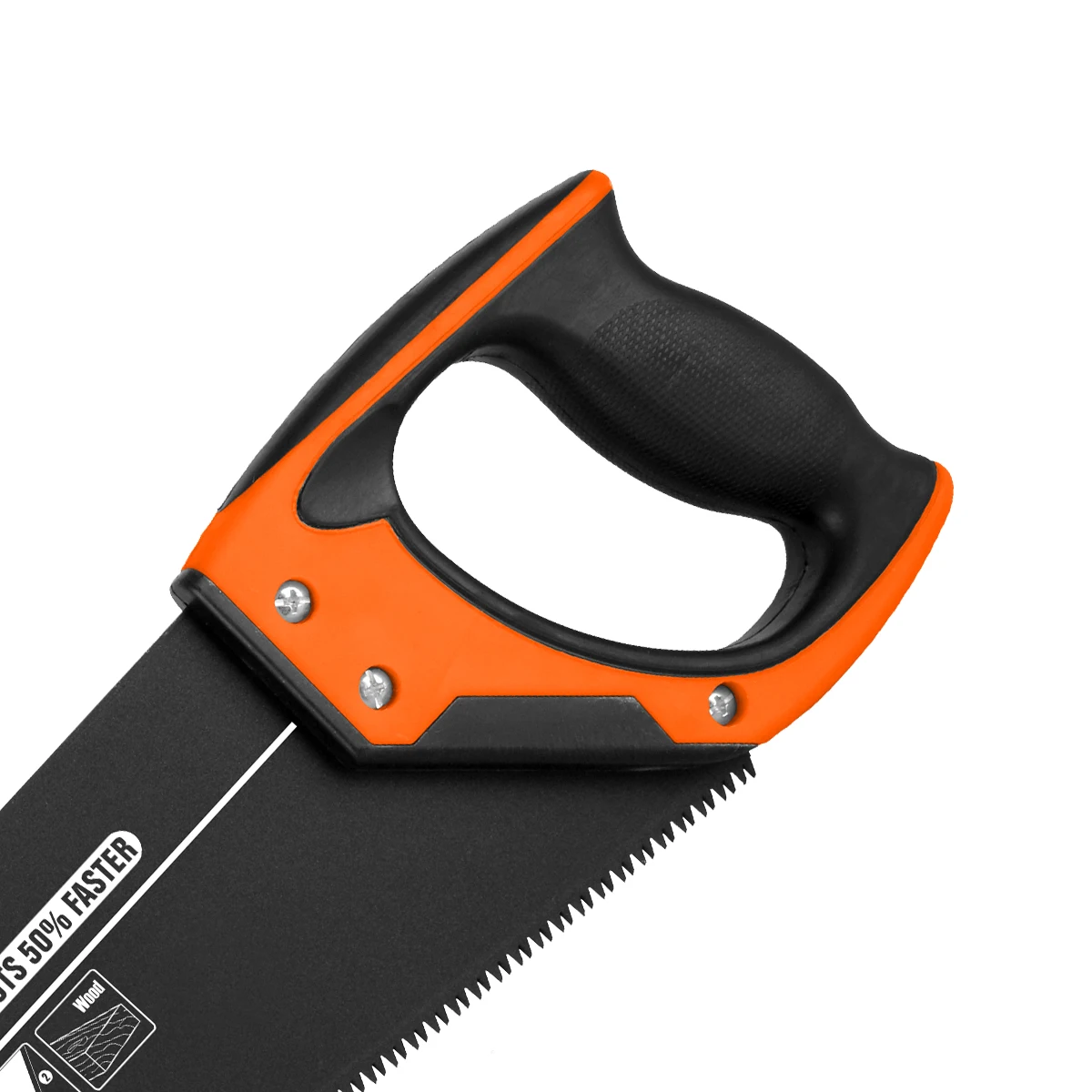 SHIND 94642 Hand Saw Bi-material Soft Handle 450mm/18inch Gardening Cutting Manual Tools Woodworking Household Hand Tool