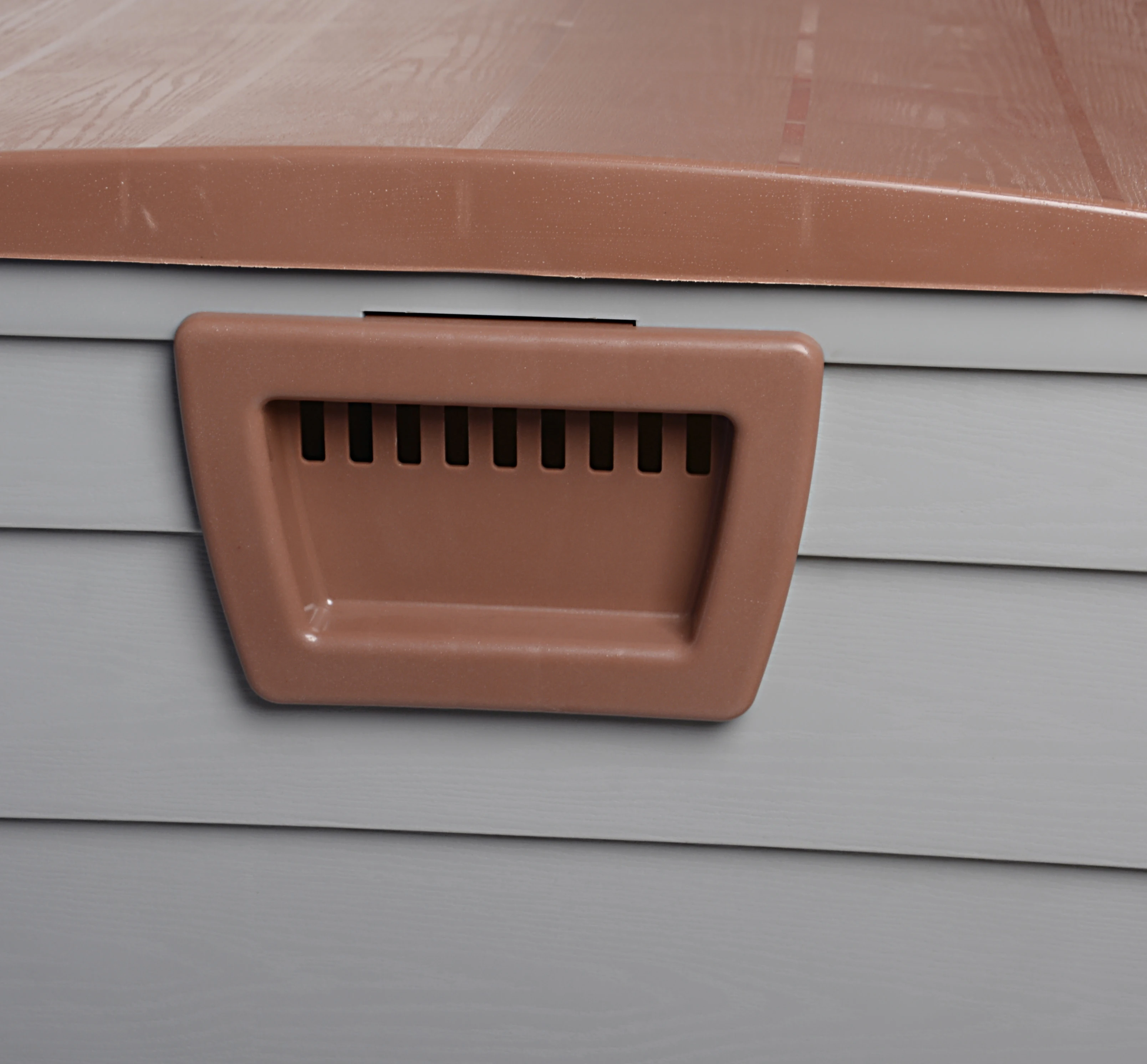 
Plastic Weatherproof Lockable Shed Garden Deck/Lockable Outdoor Storage Box 