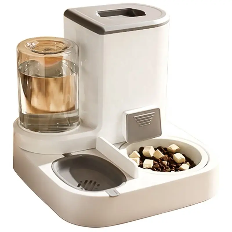 Wholesale 2 in 1 Dog Cat Bowls Drinking Fountain Nonslip Automatic Pet Food Feeders Water Dispenser