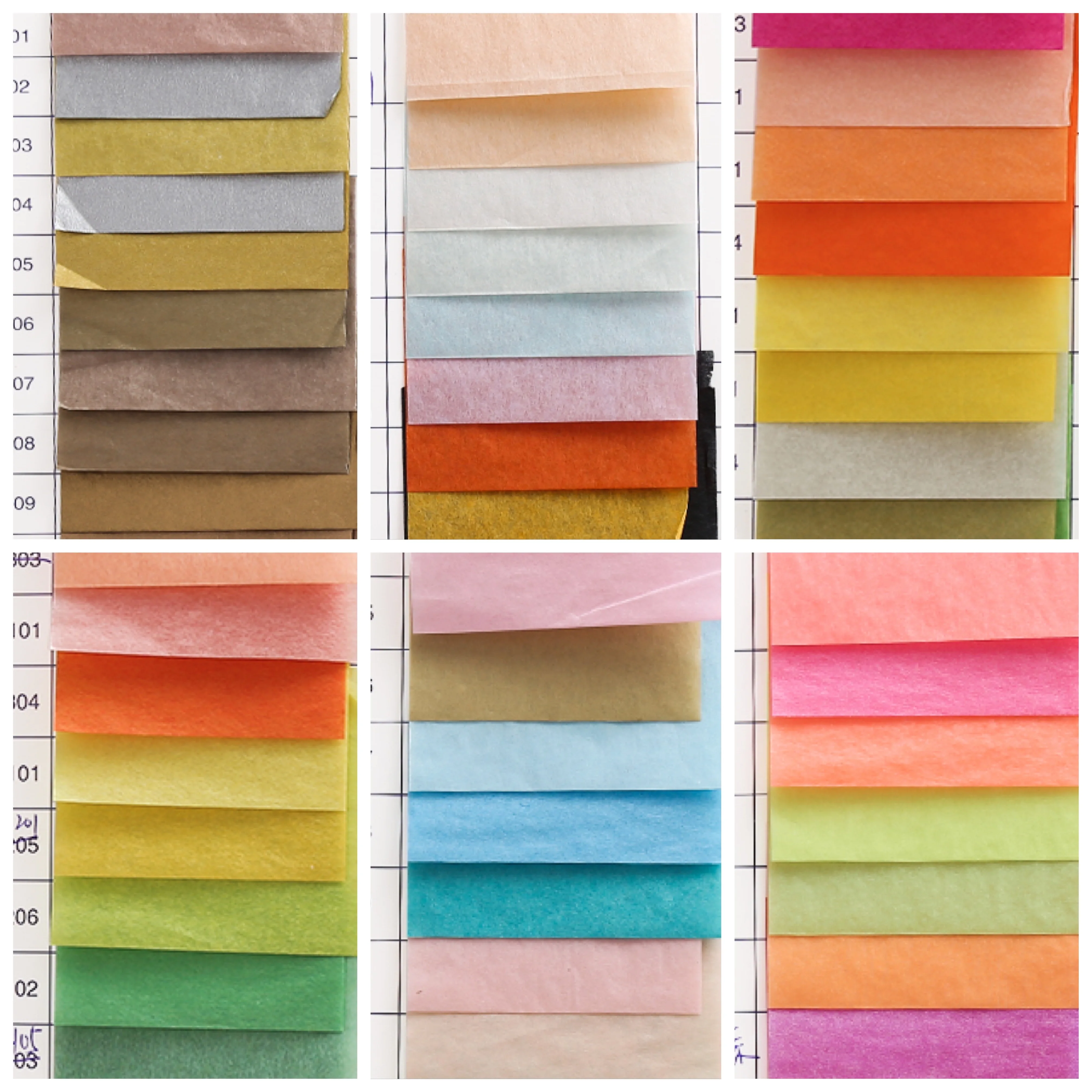 Wholesale waterproof flower wrapping paper luxury korean paper for flower color custom wrapping package tissue paper