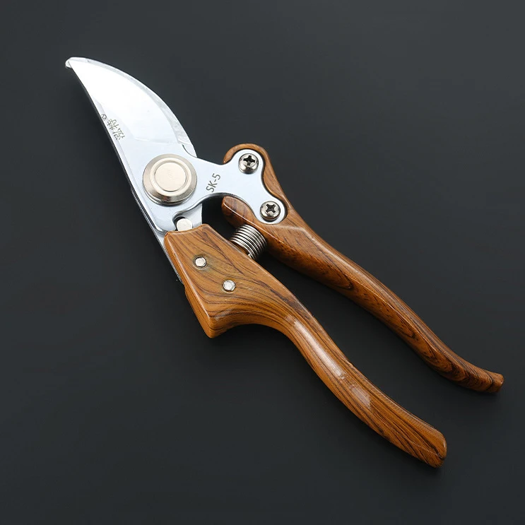 QL511 SK5 Stainless Steel Pruning Woodpiece Anti -Slip Metal Skin Save Effort Scissors Garden Branch Pruning