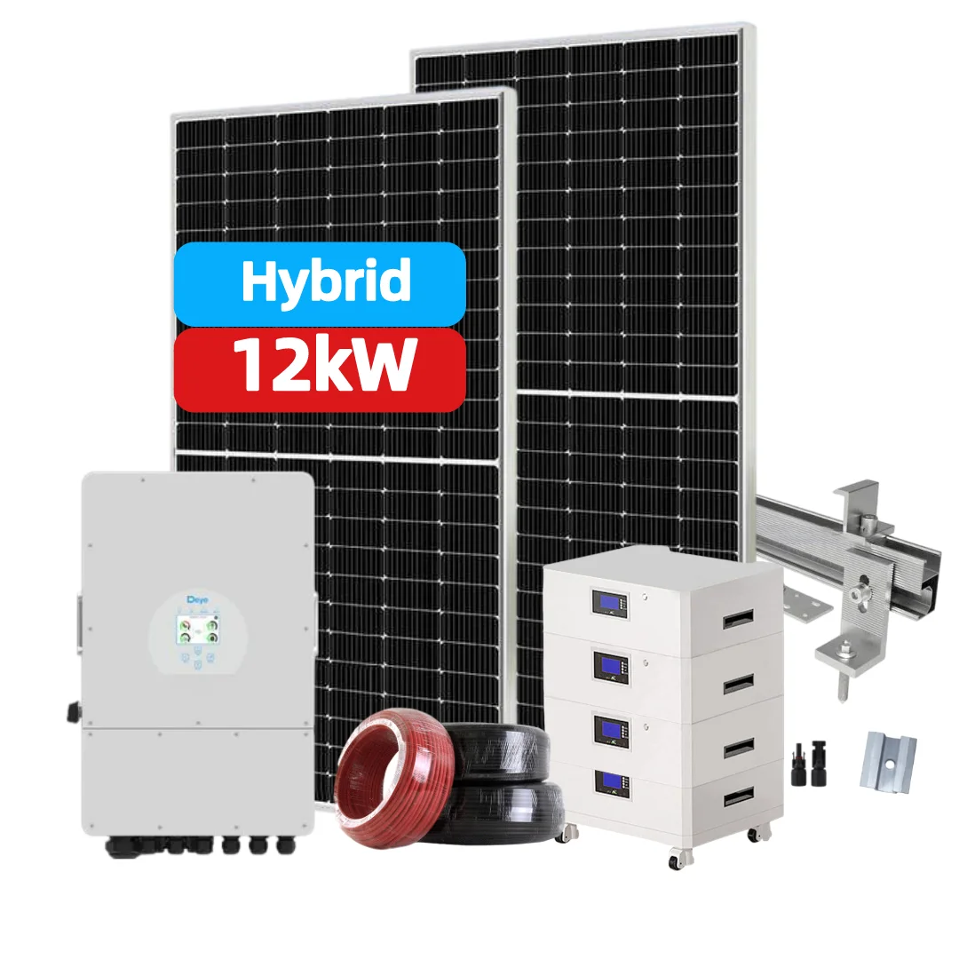 12kw HISUN MPPT Hybrid Solar Inverter Mono Solar Panels Solar Energy System