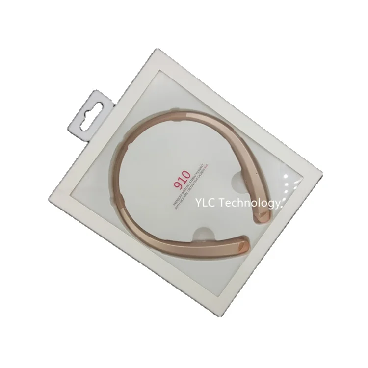 Для LG HBS910 Bluetooth гарнитура Гибкая резиновая Шейная гарнитура CSR4.1 беспроводная гарнитура