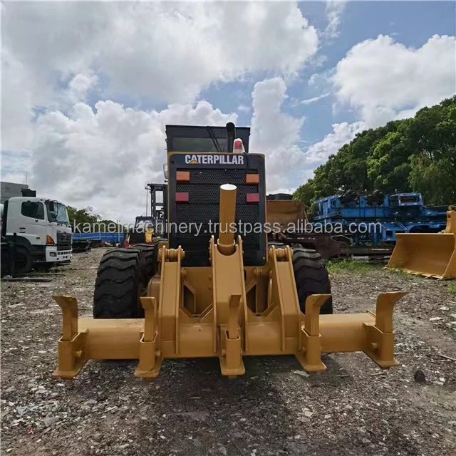 Nice quality Used original Japan Grader CAT120K In Good Condition At Low Price Good condition multifunction grader