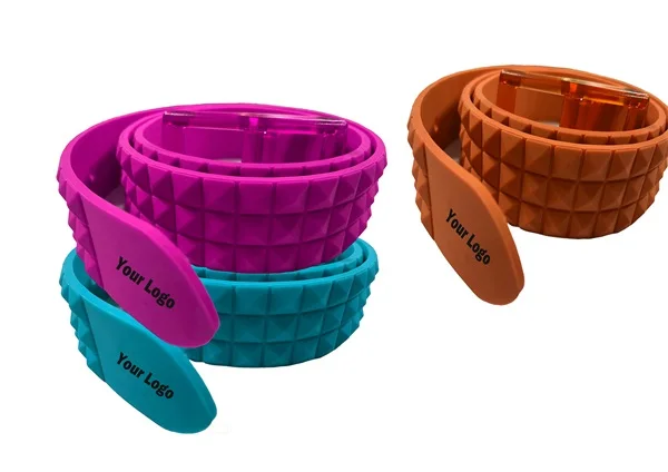 2021 современный простой резиновый ремень, высококачественный силиконовый ремень с фирменной торговой маркой