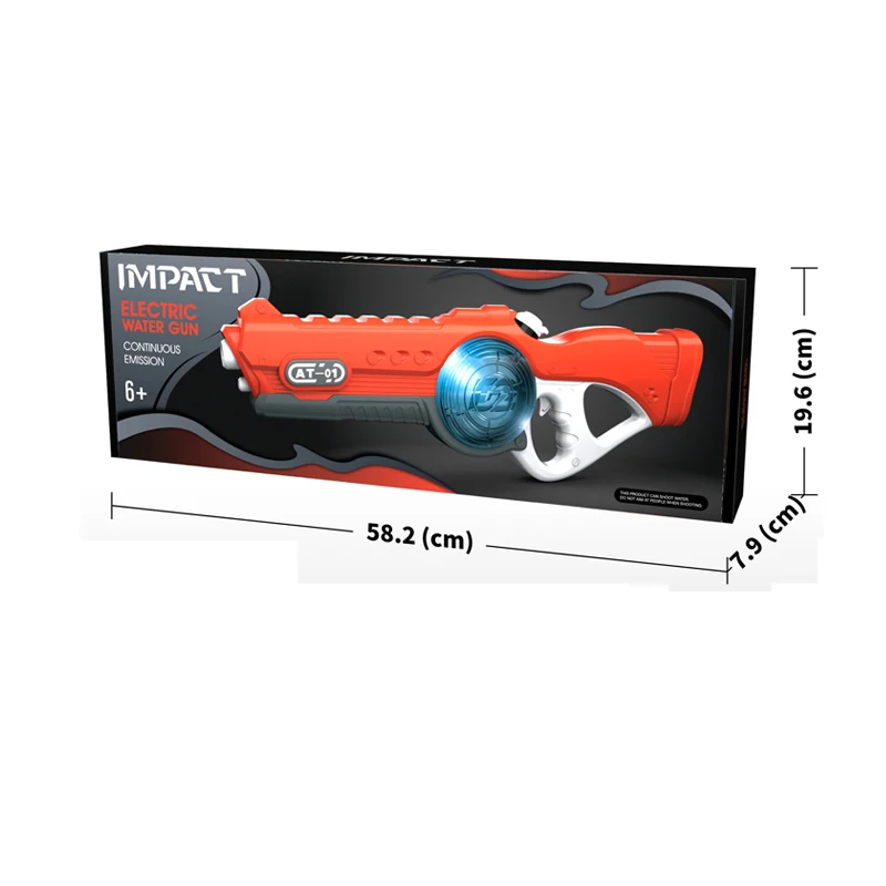 outdoor game electric water gun toy with large capacity long rang shooting powerful shooting for children battle game