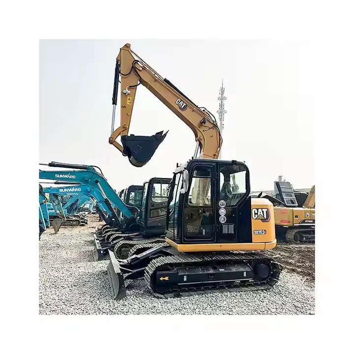 Hot Sale Used Caterpillar CAT307E2 Mini Crawler Excavator 7ton Caterpillar Excavator in shanghai
