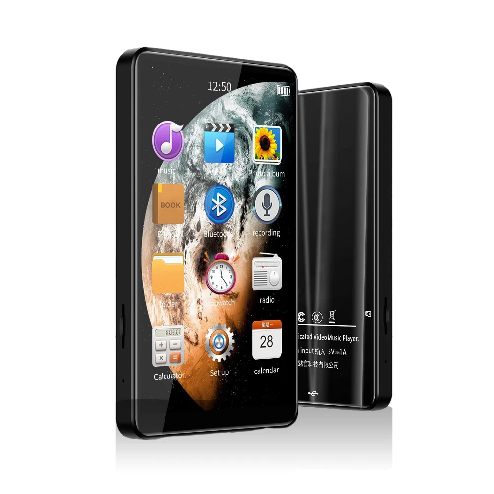 Mp3-плеер X20 с сенсорным экраном 4,0 дюйма, 16 ГБ, Hi-Fi, со встроенным динамиком