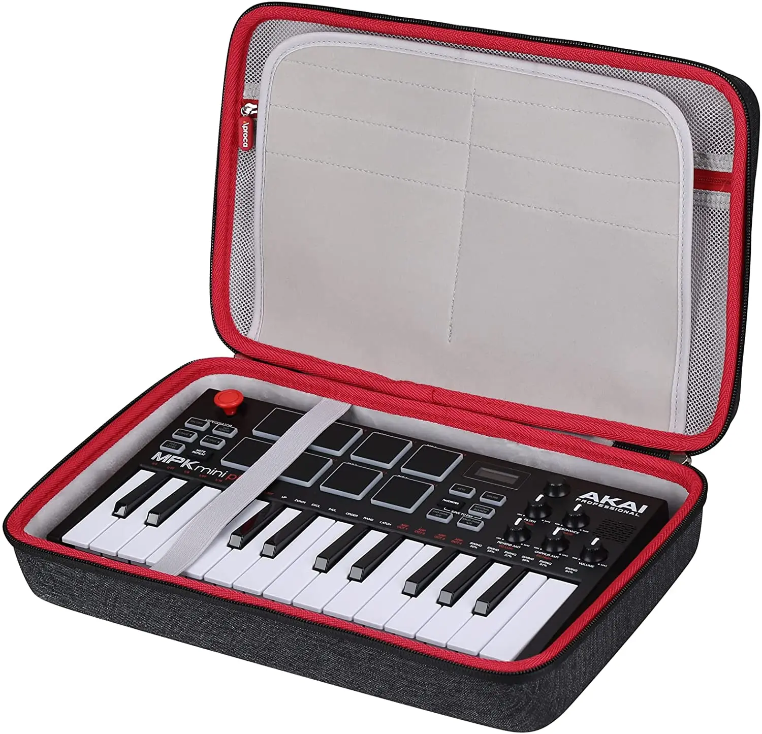 Жесткий Дорожный Чехол для AKAI Professional MPK Mini MK3 / Play USB MIDI контроллер клавиатуры