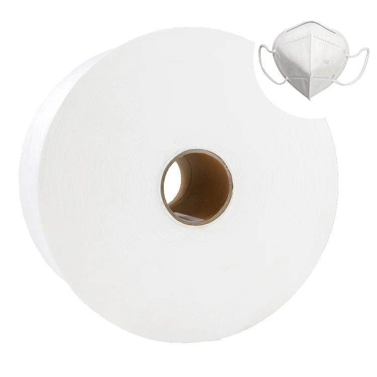 factory supplier polypropylene non-woven meltblown face mask material fabric nonwoven melt blown fabric roll for n95 ffp2 mask