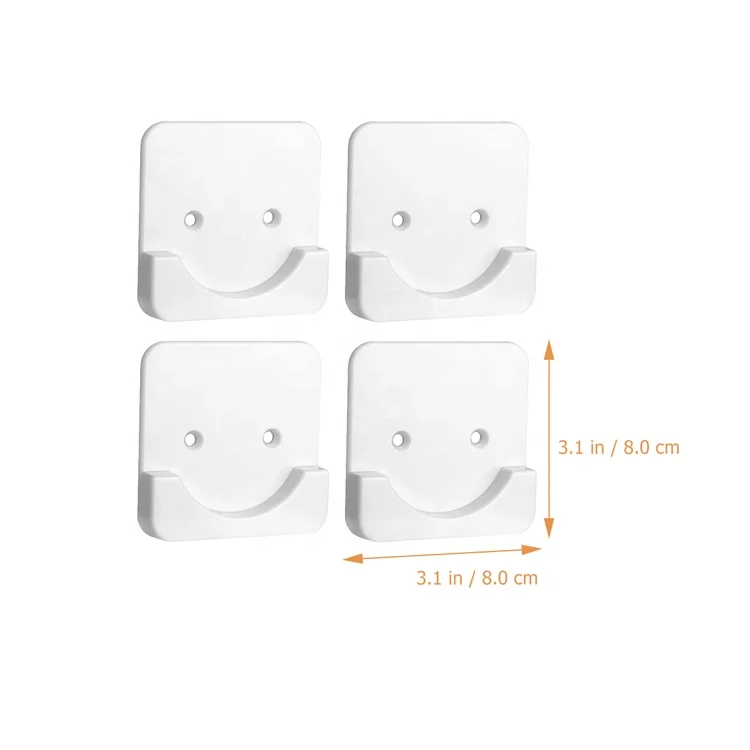 Holder Adhesive Home Fixing Wall-mounted Shower Rod Holder Curtain Rod Holder for Shower Curtain Rod Fixing