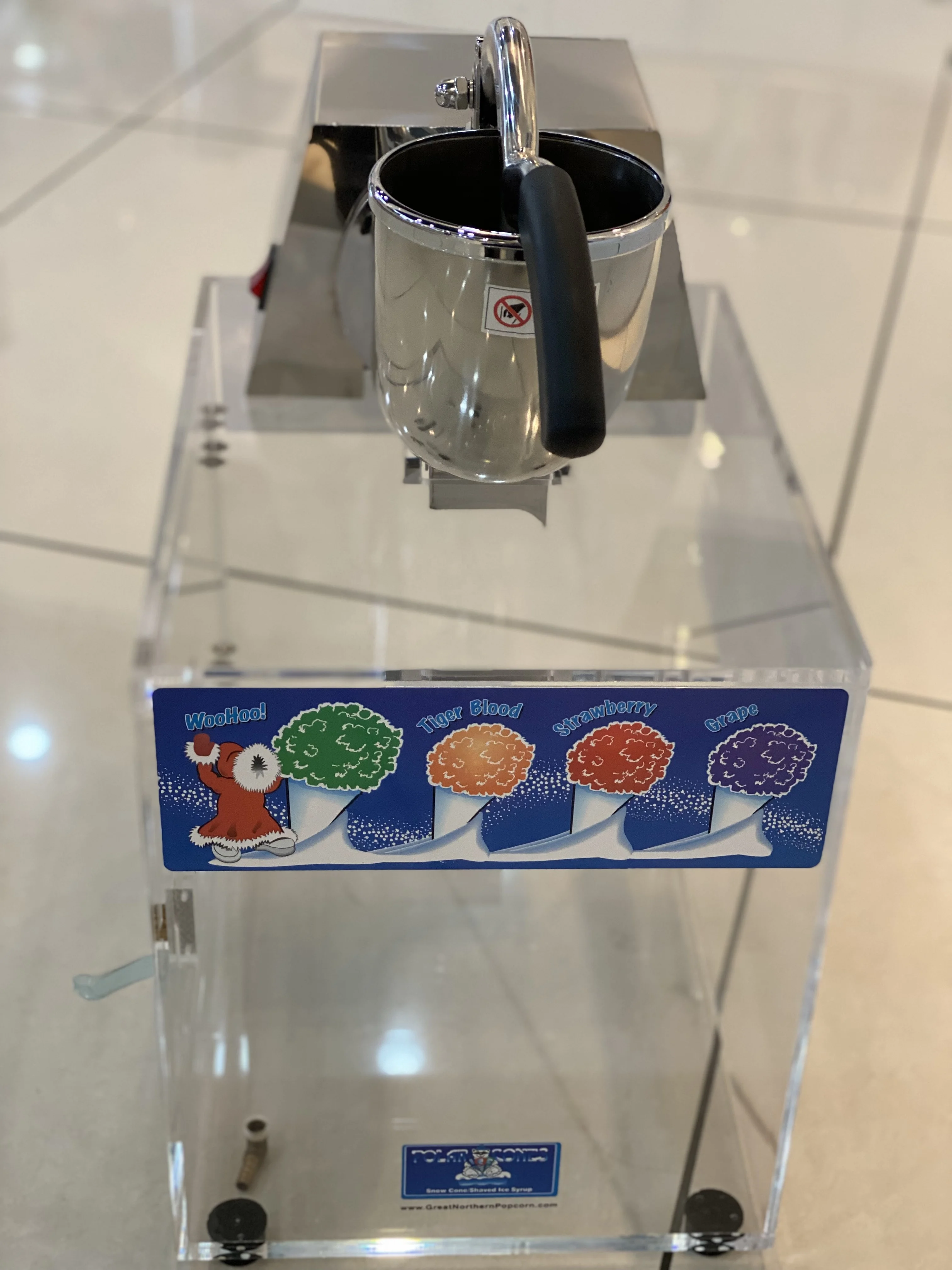 GRT-A108F Dual Blades Electric Ice Crusher /Stainless Steel Snow Cone Maker Machine /ice shaver machine