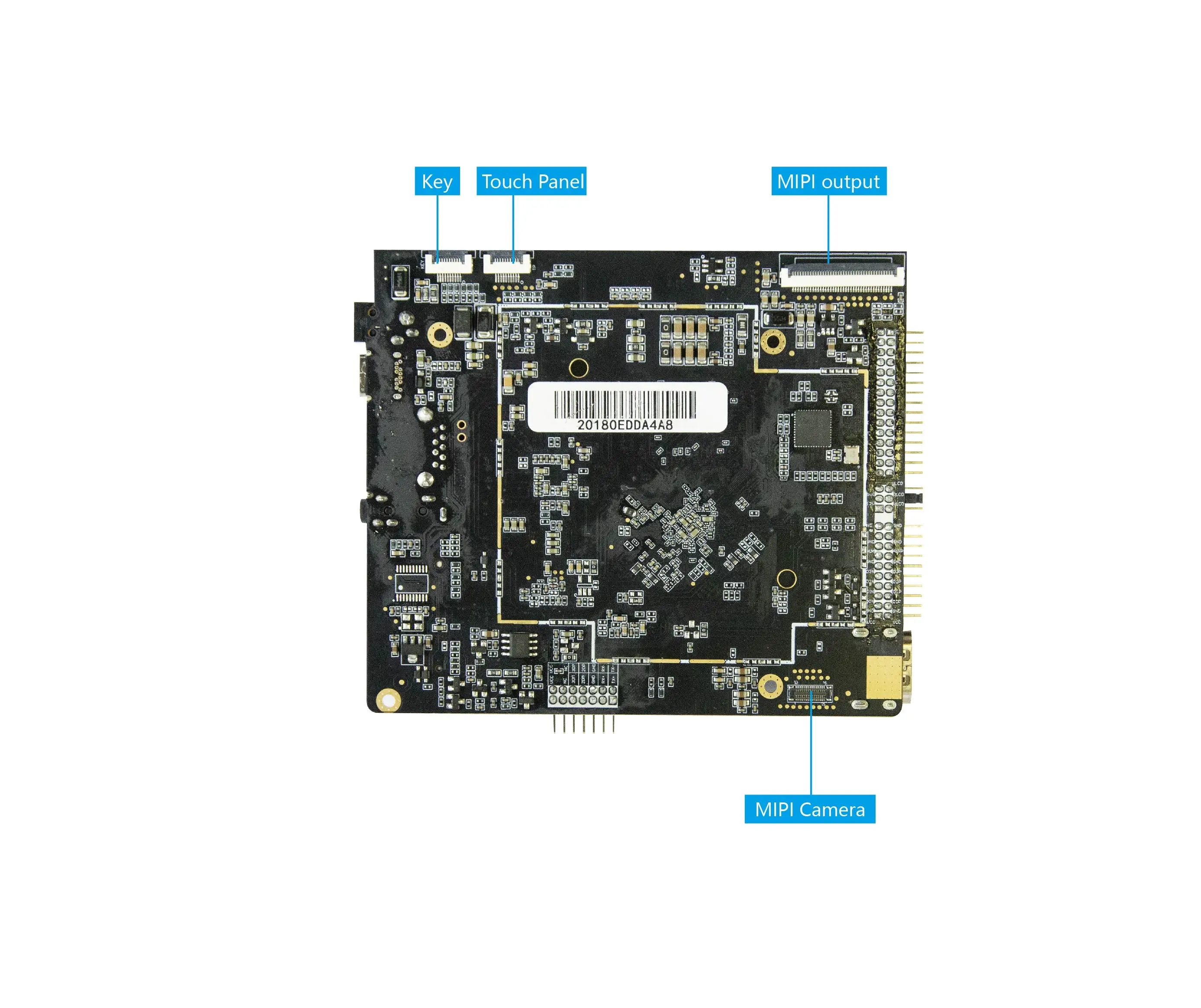 Android rk3566 android board USB/LVDS/ETHERNET/MIPI/WIFI/eDP controller motherboard