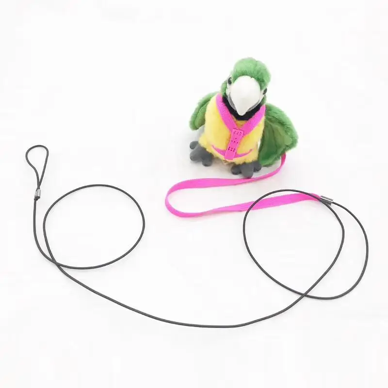 bird flying harness for parrot adjustable flying leash for Macaw/African gray /cockatoos