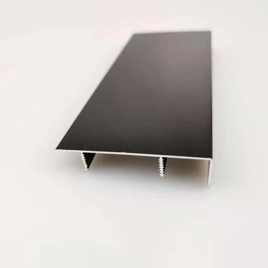 Aluminum Alloy Skirting Line U-Shaped Groove Background Wall Decoration Strip Skirting Line Embedded Edge Strip Very Narrow Line