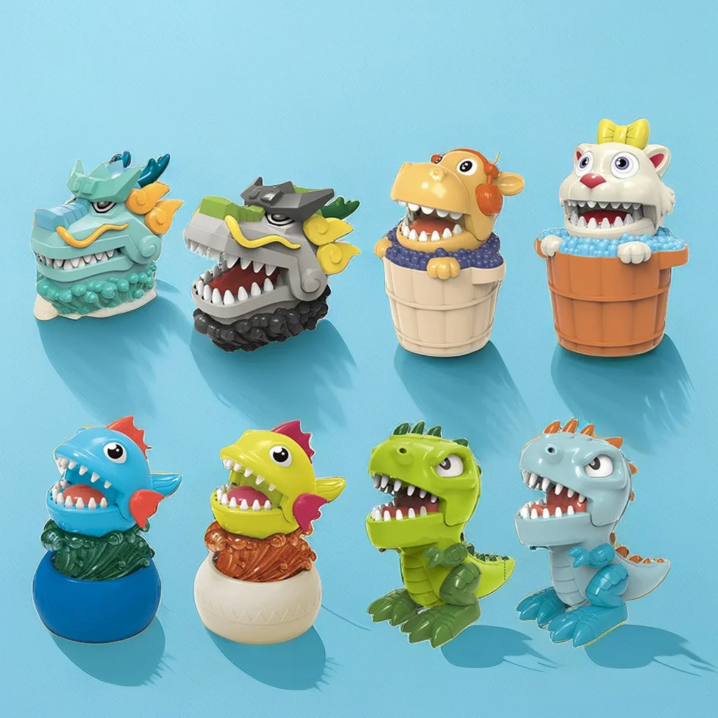 Novelty Dinosaur Piranha Dragon Tooth Extraction Bite Finger Prank Toys Drinking Games For Adults Party