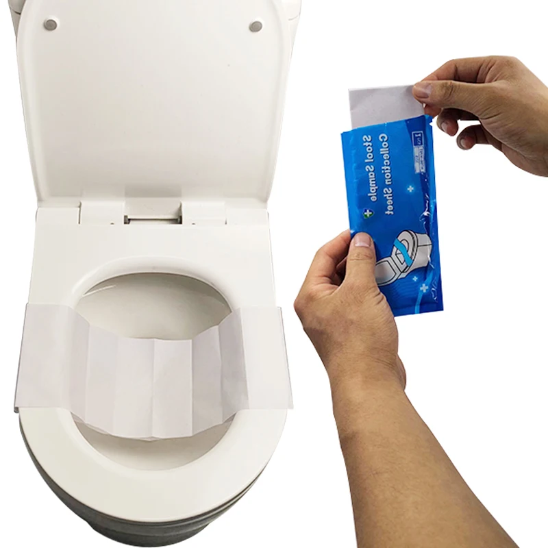 Flushable Stool Sample Collection Sheet Toilet Seat Covers Disposable