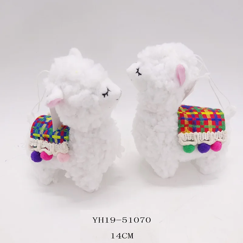 
10x15CM home decor easter mini llama doll easter decoration 2020 for gift 