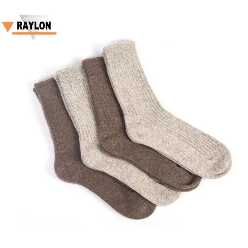 RL-B730 100% camel hair socks  camel hair wool socks