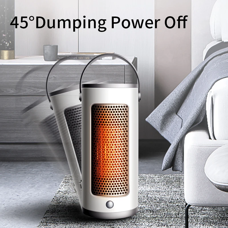 PTC Ceramic Mini Portable Desktop Fan Heater for Home Office
