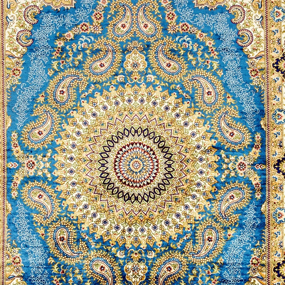 4X6ft Handmade chinese silk center carpets rug tapijten living room