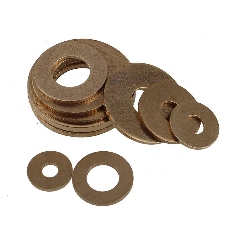 Custom copper carbon steel zinc colored metal flat round washer